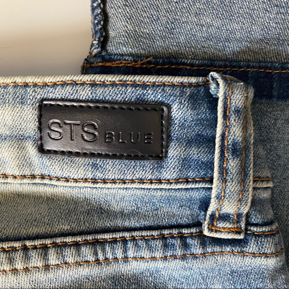 STS Sz 24 “Morgan Tomboy” Distressed Grunge Denim - Picture 5 of 6